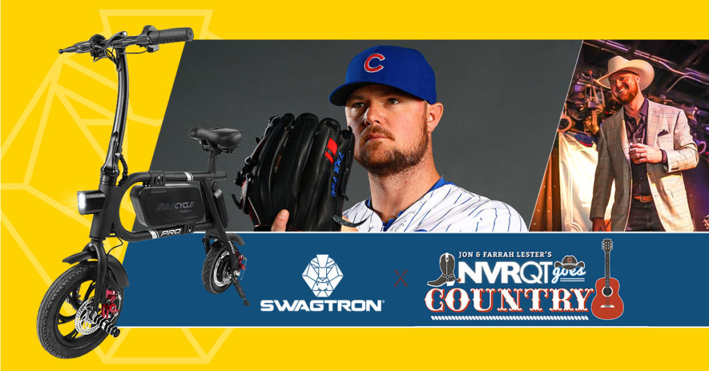 Swagcycle Pro donated to Cubs' pitcher Jon Lester's charity auction for pediatric cancer research