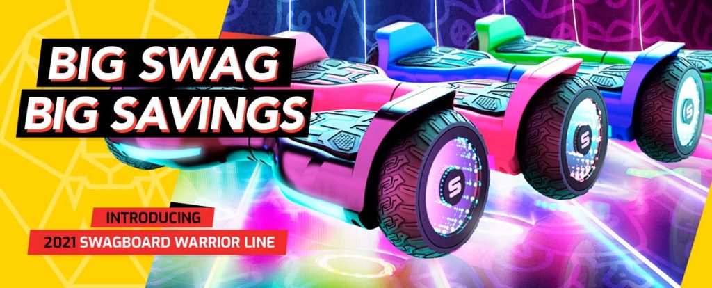 2021 swagBOARD Warrior Hoverboard Line
